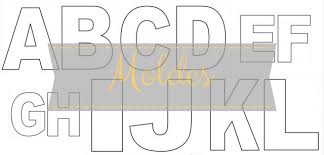 As letras grandes são ótimas para decorar paredes e ficar em expor em locais onde a intenção seja provocar visibilidade. Moldes De Letras Grandes Para Imprimir So Escola