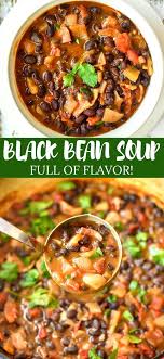 Black Bean Soup With Canned Beans Make This Delicious Black Bean Soup With Dried Cooked Black Beans Or Canned Black Beans This Is A Hearty Delicious Bean Soup Recipes Black Bean Soup Bean Soup