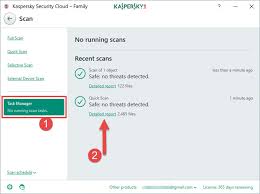 How To Run A Scan Task In Kaspersky Security Cloud