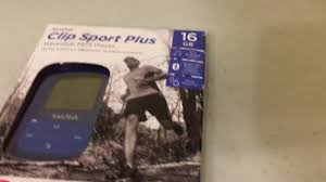 When trying to play book, get message: Sandisk Clip Sport Plus Unboxing Review Youtube