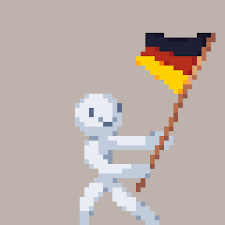 The copyright agreement and all disputes arising thereunder or in connection therewith, are governed by the laws of the federal republic of germany. Pixel Art Flag Waving Animation Germany Don T Worry This Will Be The Only One Vexillology