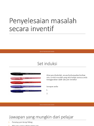 Masalah yang mempunyai kesan sampingan semasa usaha penambahbaikan dilakukan. Penyelesaian Masalah Secara Inventif