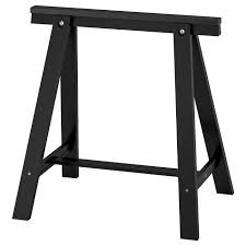 Oddvald Trestle Black 27 1 2x27 1 2 Ikea In 2020 Ikea Trestles Drawer Unit