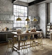 Cuisine Industrielle En 3d Amenagement Cuisine Cuisine Style Industriel Cuisine Loft