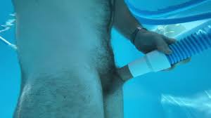 Pool jet orgasm