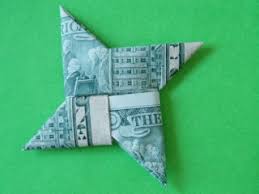 Money origami star folding instructions: Dollar Bill Shuriken Origami Ninja Star Now With Video 6 Steps With Pictures Instructables