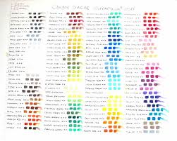 Supracolor Soft Caran Dache Pencil Color Chart Colored