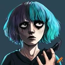 Sallyface with short hair