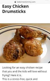 Easy Chicken Drumsticks Easy Chicken Drumstick Recipes Easy Chicken Recipes Yummy Chicken Recipes