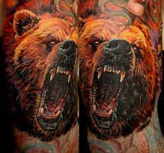 Tattoos By Dmitriy Samohin Bear Tattoo Bear Tattoos Picture Tattoos