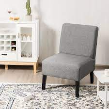 From classic wingback chairs to leather club chairs, there are a myriad of options depending on your space & decor. Armless Accent Chair With Rubber Wood Legs Overstock 31803999