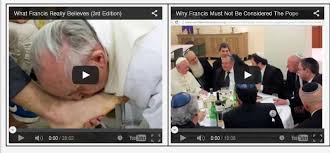 Image result for Photo of two popes in heresy