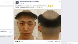 Bagi lelaki, rambut adalah aset yang paling utama untuk dititikberatkan! Netizen Penuhi Cabaran Dapat 1m Comment Potong Rambut Mcm Niyy Suara Merdeka
