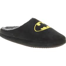 Bioworld Shoes Batman Mens Slipper L 1112 Color Black Size 10 5 Mens Slippers Super Hero Shoes Leather Slippers For Men