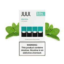 Sabor cool mint 3% clássico de menta. Low Nic Menthol Juul Pods