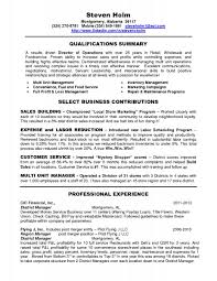 district manager resume