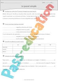 Exercice Passe Simple Cm1 Cycle 3