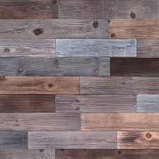 I live is small condo and wanting to do more than one type of wood paneled. Amazon Com Holydecot Peel And Stick Wood Wall Panels Real Wood Solid Wood Planks Diy Easy Peel And Stick Application Rustic Reclaimed Barn Wood Paneling For Accent Walls Brown Gray Combinations 10 6 Sq