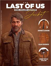The Last of Us Joel Miller Leather Jacket