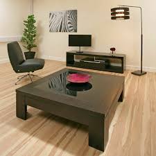 Coffee tables have always been a staple piece in any living room. Modern Designer Coffee Table Large Square Walnut With Black Glass 71e For Sale Ebay