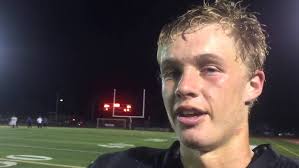 Andover Central's Cole Taylor discusses the Jaguars' 28-21 victory over  Goddard
