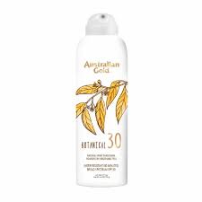 Ewg recommends that consumers avoid all spray and powder sunscreen products. Non Sticky Botanical Spf 30 Natural Sunscreen Spray Australian Gold