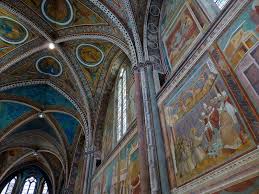 Frescoes By Giotto In The Basilica Of San Francesco D Assisi Assisi Italy Giotto Assisi St Francis