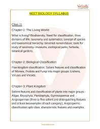 Candidates will be required to follow the neet exam pattern as prescribed by the nta. Neet 2021 Biology Syllabus For Medical Entrance Examination Free Pdf Download