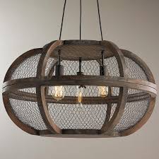 Rustic Wooden Cage Chandelier Rustic Light Fixtures Kitchen Lighting Over Table Farmhouse Light Fixtures