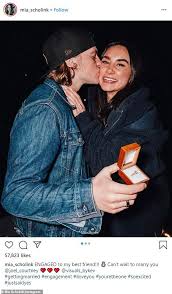 Joel courtney girlfriend, wife, relationships. The Kissing Booth S Joel Courtney Gets Engaged To Girlfriend Mia Scholink Daily Mail Online