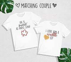 Not only do we have a ton of cute and fun matching couples outfits but also a vibrant color selection. Cute Matching Couple Shirts Perfect Gift For Your Grandparents Link In Bio Matching Couple Shirts Couple Shirts Matching Couples