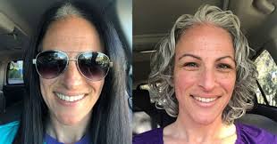 Karen's Silver Hair Transition Story