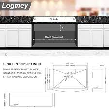 Bestbuy.com has been visited by 1m+ users in the past month 30 Farmhouse Sink Black Logmey 30 Inch Kitchen Sink Stainless Steel Gunmetal Black Farmhouse Sink Apron Front 16 Gauge Farmhouse Goals
