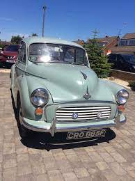 Ebay Morris Minor 1000 1968 Red Leather Interior New Carpets Fos 3 Owners Full Mot Classiccars Cars Morris Minor Classic Cars Small Cars