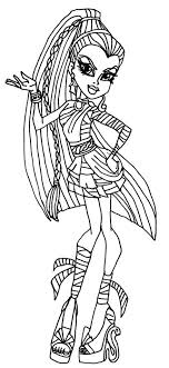 Free Printable Monster High Coloring Pages For Kids Monster Coloring Pages Monster High Printables Monster High Birthday Party