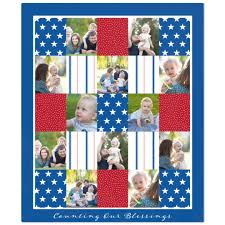 Measures 50 inches x 60 inches. 50x60 Fleece Blanket Americana Blankets
