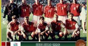 Denmark Team Group At The 1996 European Championships Futbol