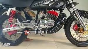 Pada modifikasi ini, tutup tangki rx king di buat variasi dengan menggunakan bentuk mahkota yang fungsinya memang untuk mempercantik body motor bagian tanki. Check Sound Knalpot Rx King Lobster Black Poles Jet Darat By Akang Oto Official