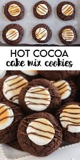 Hot Chocolate Cookies Recipe Hot Chocolate Cookies Chocolate Recipes Chocolate Desserts