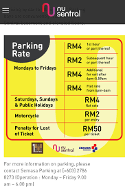 Also cheaper than sooka sentral. Kadar Bayaran Parking Di Nu Sentral