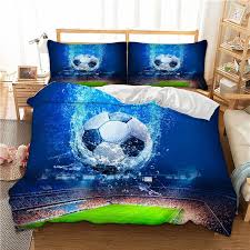 Wie teuer ist das fussball bett überhaupt? 3d Fussball Fussball Bettwasche Bett Und Bettwasche Set Jungen Bettwasche Troster Kissenbezug Bett Bettwasche Bettbezug Set Uns Konigin Uk Konig Bedding Sets Aliexpress