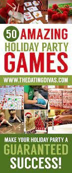 Top 50 Christmas Party Games For 2020 The Dating Divas Fun Holiday Party Christmas Party Games Holiday Party Games