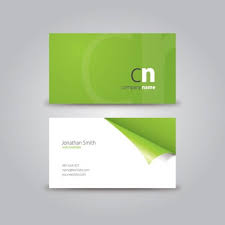 Free for commercial use high quality images Download Curled Corner Business Card For Free Vector Business Card Green Business Card Design Free Printable Business Cards