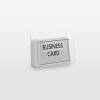 A hard, sleek case, this modern business card holder flips open for easy access or fans out to show your cards in all their glory! 1