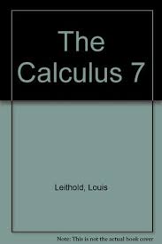 Louis saint louis missouri usa k. The Calculus 7 By Louis Leithold
