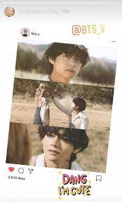 Most frequently used instagram taehyung hashtags. Kth Facts On Twitter Info Rina Johnson Child Actress In The On Official Mv Posted A Screenshot From The Mv With A Caption Bts On I M The V S Sister On Her Instagram Account