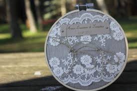 Porte Alliance Gamme Mariage Champetre Chic Ring Pillow Wedding Rustic Chic Wedding Ring Pillow