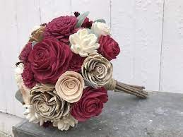 Our collection of sola wood bouquets are elegant and will last for years to come as a memento of your wedding day. Deep Red Wood Flower Bouquet Sola Flower Wedding Bouquet Cranberry Bridal Bouquet Ecoflowers Red Bouquet Wedding Wood Flower Bouquet Flower Bouquet Wedding