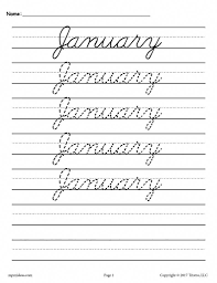 12 Free Months Of The Year Cursive Handwriting Worksheets Handwritingtips Cursive Handwriting Worksheets Cursive Handwriting Practice Cursive Handwriting