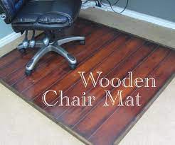 Even though vinyl flooring in santa cruz, ca should hold up pretty well to the use of a rolling desk chair, it can still be a good idea to put down a chair mat or floor protector. Wooden Chair Mat 6 Steps With Pictures Instructables